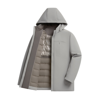 杉杉2025冬季新款连帽羽绒服