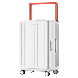 侧开行李箱女深仓20寸登机箱2025新款宽拉杆24寸大容量铝框旅行箱