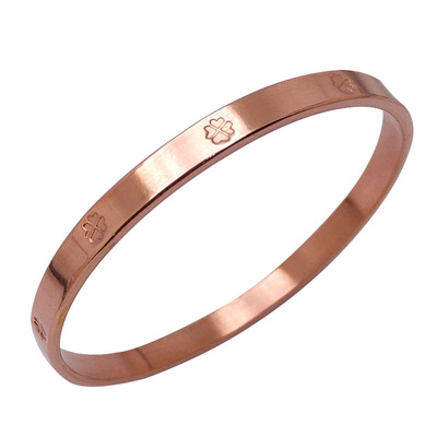 代加工定做保真纯铜手镯开口闭口