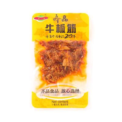 齐晶牛板筋湖南特产香辣即食小吃