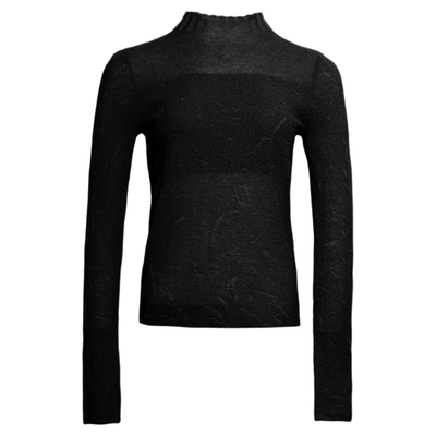 谷邦绵羊毛半高领打底衫女