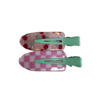 发夹甜美少女醋酸无痕鸭嘴夹