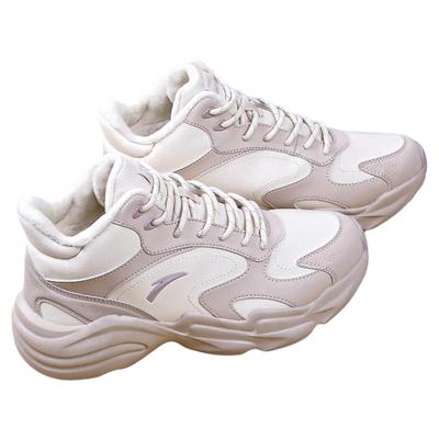 安踏保暖大棉鞋女加绒运动休闲鞋