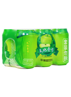 天地壹号苹果醋饮料6罐
