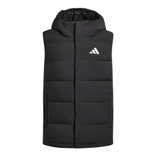 adidas阿迪达斯冬季新款休闲保暖连帽背心羽绒夹克运动服KH3995
