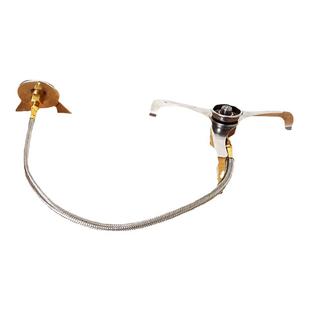 户外一体炉头三角支架扁气罐转换头卡式长气罐分体式连接线稳定架