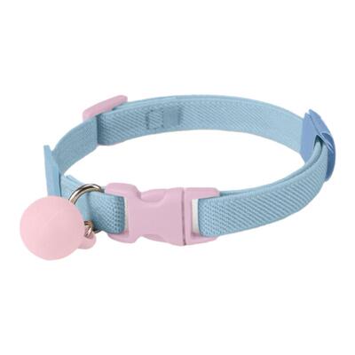 宠物项圈猫咪狗狗脖圈颈圈泰迪犬用品格子休闲彩色织布弹力狗项圈