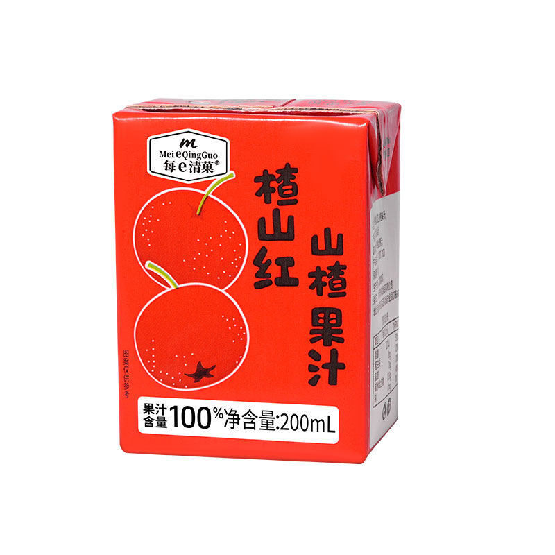 100%果汁含量自然酸甜山楂汁
