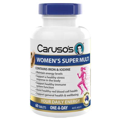 澳洲Carusos女性士复合维生素VC多维片综合VB烟酰60粒