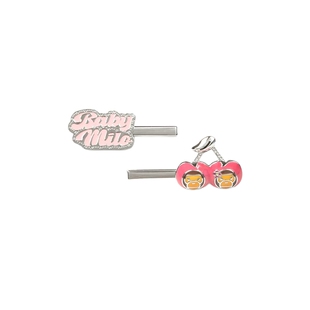 BABY MILO STORE配饰双子樱桃小猴发卡套组4643XXQ