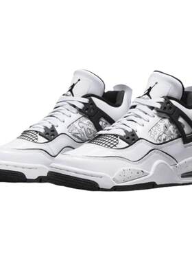Air Jordan 4 AJ4 女 二次元 水彩手绘 高帮篮球鞋DC4101-100