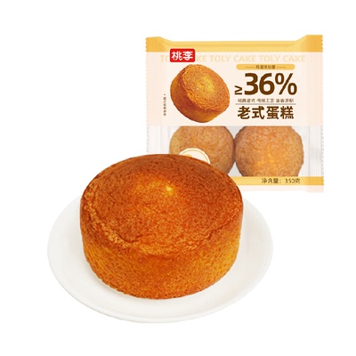 桃李老式槽子糕蛋香350g*2袋