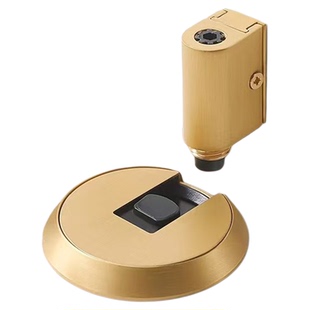 三环新款地板吸门控五金门吸全铜地吸地装隐形带门碰配件齐全