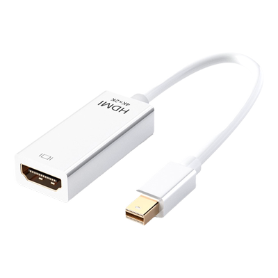 雷电2macbook视频连接转换器Mini转hdmi线微软surfacePro3/4电脑与电视投影仪连接线4K显示器迷你小PD分屏线