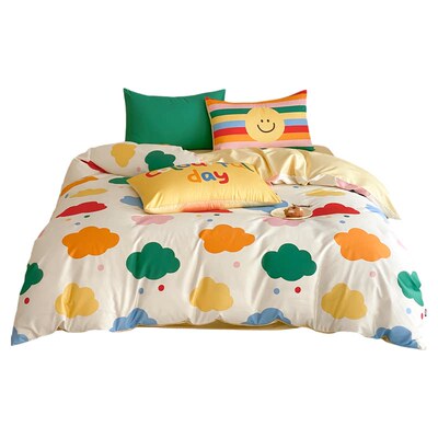 多喜爱全棉ins风被套单件纯棉儿童房被袋卡通宿舍家用双人被罩