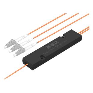 奥康达电信级多模千兆一分二盒式光钎分光器1分2光纤分路器1比2多模分线器LC接口尾纤式分光器机房专用