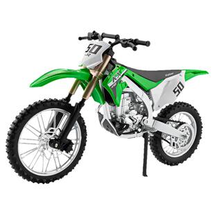 川崎KX450山地越野摩托车合金仿真模型支架装饰收藏摆件生日礼物