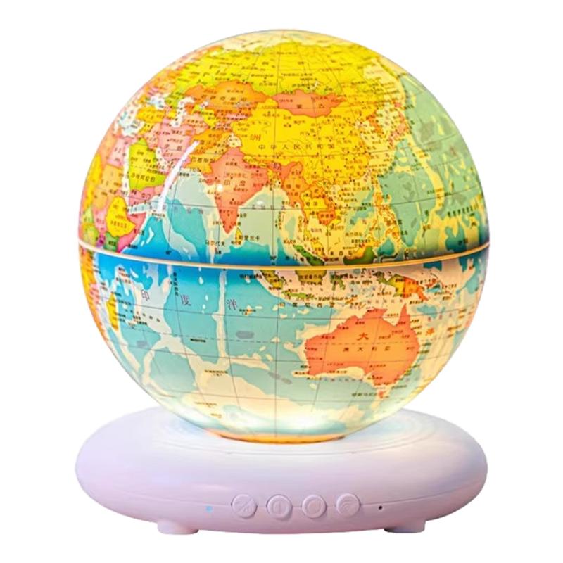 天猫精灵星空灯儿童卧室满天星智能感应新款悬浮地球仪投影小夜灯