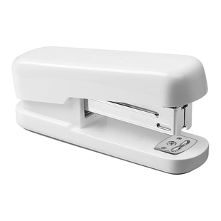 得力订书机学生用办公家用马卡龙色多功能大号文具订书器装订机家用钉书机订书钉省力12号订书机办公用品学生