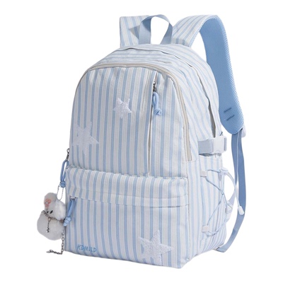 大容量简约高级大学生双肩包