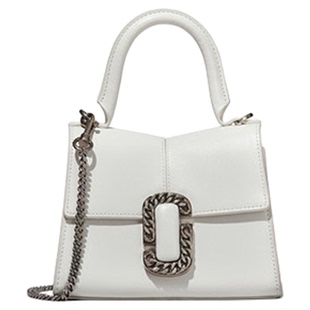 【新年特惠】MARC JACOBS/莫杰 ST MARC 迷你纯色斜挎手提包