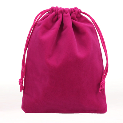 长毛绒加厚首饰高档串珠绒布袋