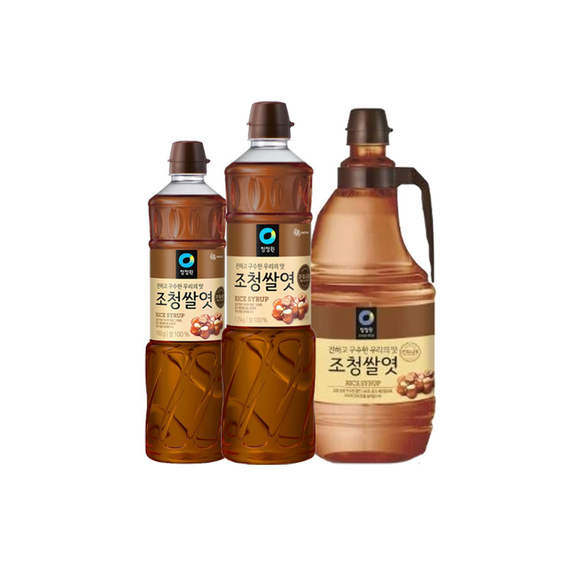 整箱包邮清净园韩国进口大米糖稀700g1.2kg韩餐商用糖浆糖膏烘焙