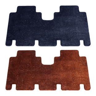 适用于腾势D9中排星空地毯二排满天星绒面环保丝圈脚垫内饰改装件