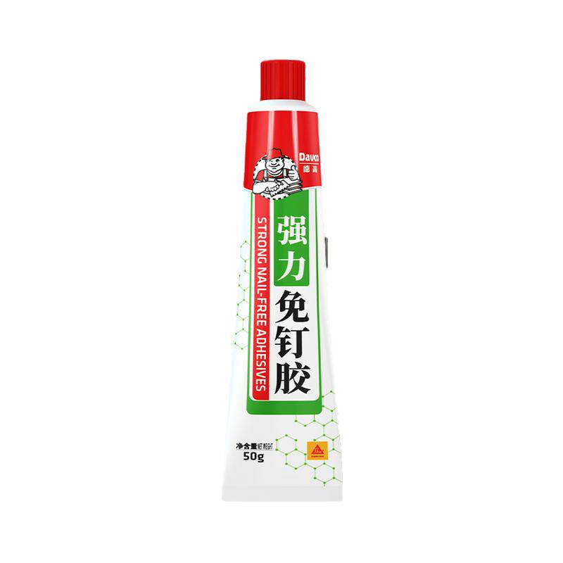 德高免钉胶强力胶代钉胶免打孔玻璃胶水防水防霉结构胶美容耐候