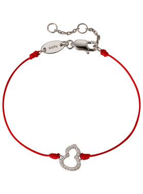 素图女925银本命年红绳手链礼物