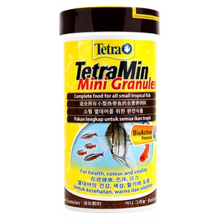 Tetra德彩七彩鱼粮小型鱼饲料热带鱼灯科鱼神仙鱼孔雀鱼异型饵料