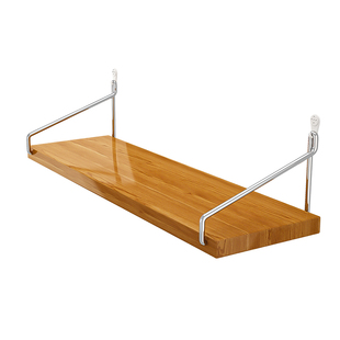 墙上置物架免打孔客厅墙面卧室床头收纳架墙壁挂式隔板路由器架子