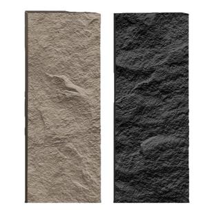 pu石皮大板连纹背景墙山岩石攀岩石外墙砖蘑菇石薄款仿真石材岩板