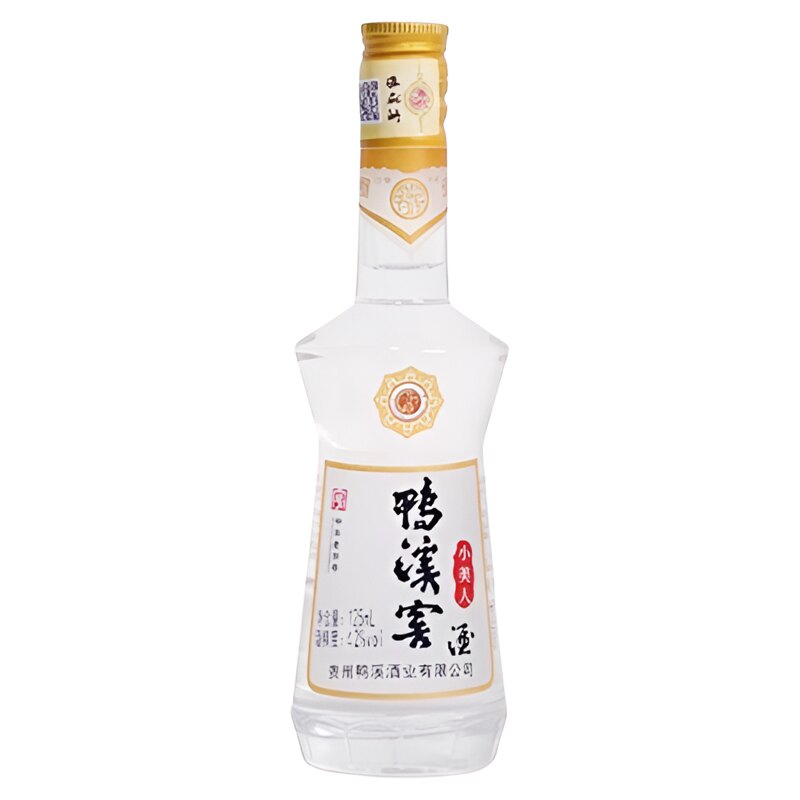 贵州鸭溪窖酒小美人白酒42度125mL小酒版纯食52度小瓶品鉴试饮