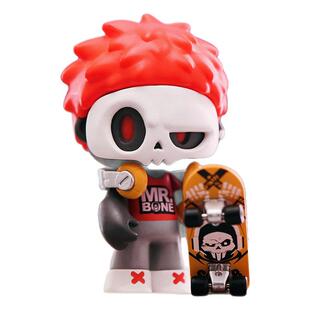 正版骨头先生盲盒MR.BONE JUNIOR2生化街区骷髅潮玩手办公仔摆件