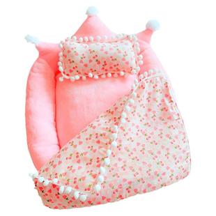 20cm15cm10cm棉花娃娃床品拉布布玩偶公仔睡觉被子枕头三件套双娃