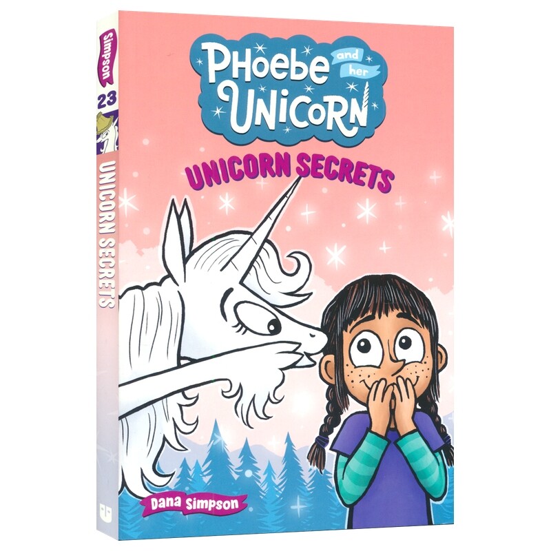Phoebe and Her Unicorn 菲比和她的独角兽23 英文原版全彩漫画书 9-12岁 独角兽的秘密 儿童英语课外读物 友谊奇幻冒险主题