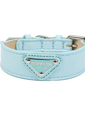 puppytie狗狗项圈皮质脖圈