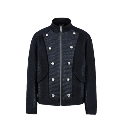 TZ killer 宫廷 拿破仑 华夫格重磅夹克 立领开衫外套男女秋冬