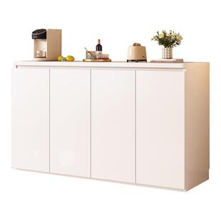 超薄餐边柜20cm简约实木落地收纳现代极窄30cm厨房储物柜一体靠墙