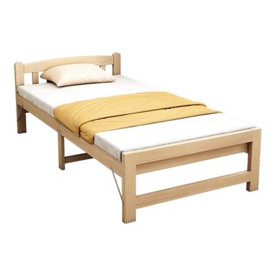 实木折叠床午休单人床1米5成人简易家用实木硬板午睡双人出租小床