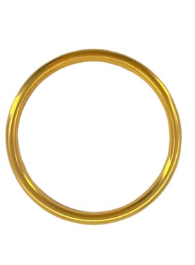 古法传承实心手镯不掉色包银锡金结婚首饰仿金素圈沙金手镯送女友