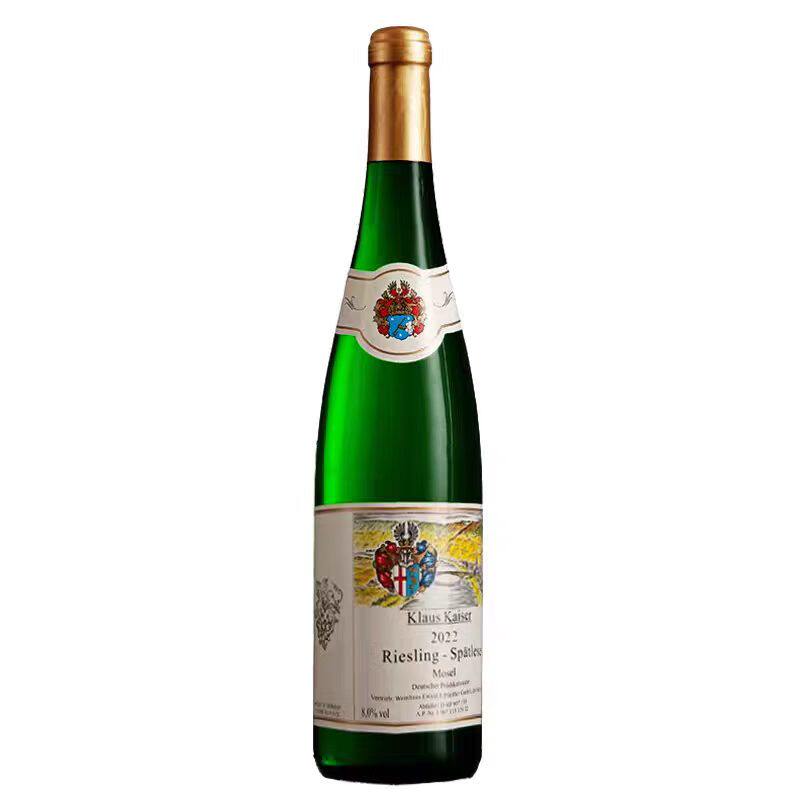 【到44年】德哈森凯撒晚收雷司令甜白葡萄酒7.5度【750ml】