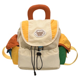 幼儿园小学生儿童书包2025新款时尚撞色男女孩外出游轻便研学背包