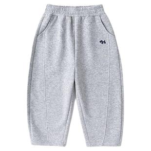 嘟嘟家男童裤子春装宝宝长裤儿童弯刀裤潮女童运动裤春秋童装卫裤