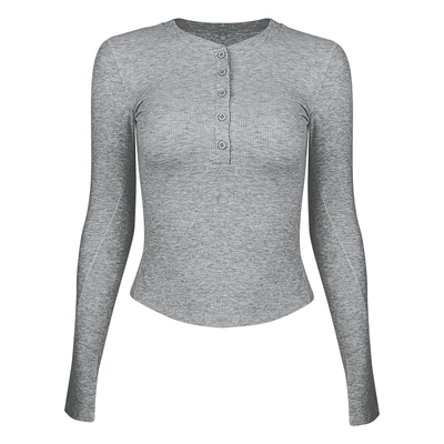 Umeko运动长袖高弹显瘦瑜伽上衣