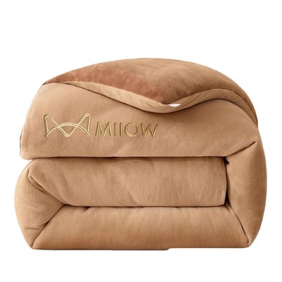 猫人加厚保暖德绒被芯