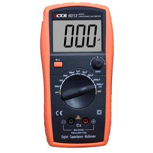 胜利电容表高精度数字电桥手持带背光数显电感表测试仪器VC6013B