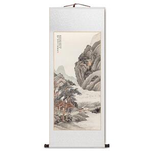 名家字画卷轴装裱挂画客厅装饰画