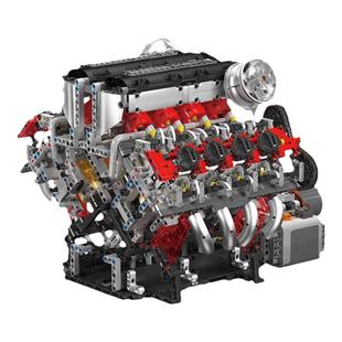 宇星模王旗舰店发动机系列电动遥控机械组积木模型拼装玩具礼物男